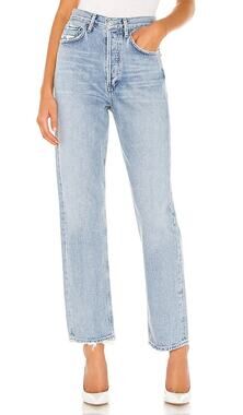 Agolde Vintage Blue 90s Mid Rise Denim Jeans Size 23